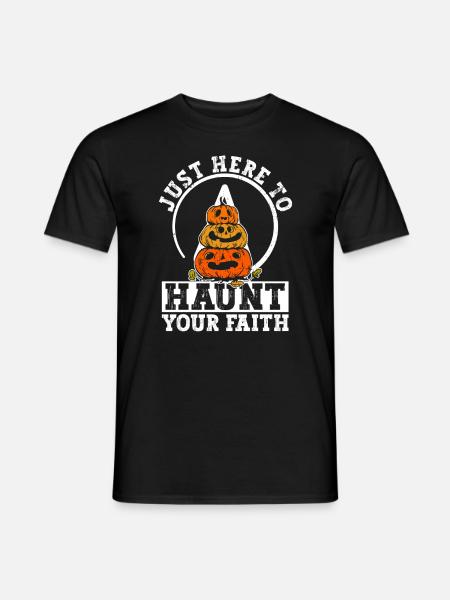 Atheist Atheism Anti Church Halloween - Men's T-Shirt - black
