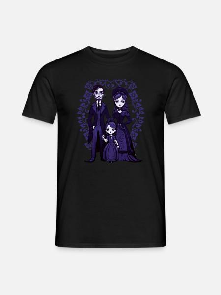 Famille gothique victorienne - gothique - T-shirt homme - noir