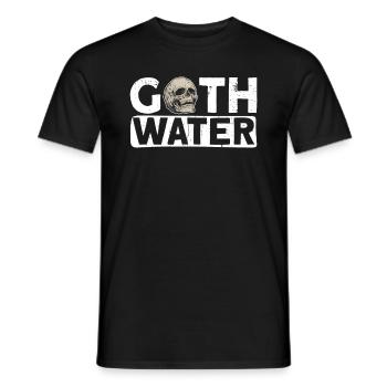 Grufti-Wasser - Grufti-Gotik - Männer T-Shirt - Schwarz - Vorne - AI Model Male 178 light (178cm)