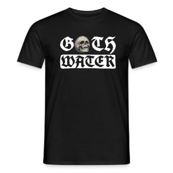Grufti-Wasser - Grufti-Gotik - Männer T-Shirt - Schwarz - Vorne - AI Model Male 178 light (178cm)