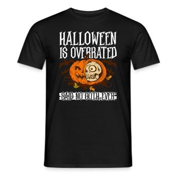 Halloween est surestimé - Said no Goth - T-shirt homme - noir - Devant - AI Model Male 178 light (178cm)
