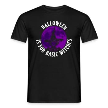 Halloween is for simple witches - Goth Halloween - Men's T-Shirt - black - Front - AI Model Male 178 light (178cm)