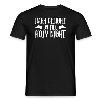 Dark Delight On This Holy Night - Goth Christmas - T-shirt homme - noir - Devant - AI Model Male 178 light (178cm)