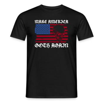 Macht Amerika wieder gothisch - Gothic - Männer T-Shirt - Schwarz - Vorne - AI Model Male 178 light (178cm)
