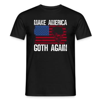 Macht Amerika wieder gothisch - Gothic - Männer T-Shirt - Schwarz - Vorne - AI Model Male 178 light (178cm)
