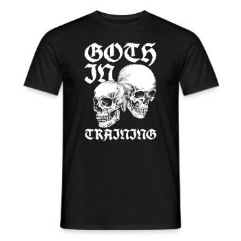 Goth en formation - Baby Fledermaus Gothic - T-shirt homme - noir - Devant - AI Model Male 178 light (178cm)