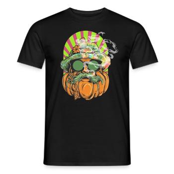Hippie Trip Gras Cannabis Rauchen - Männer T-Shirt - Schwarz - Vorne - AI Model Male 178 light (178cm)
