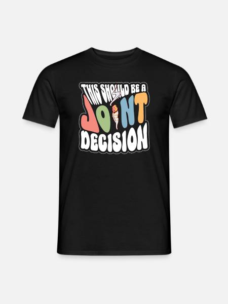 Décision conjointe - Costume hippie - T-shirt homme - noir