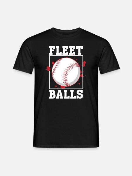 Swift Balls - Funny Baseball - Men's T-Shirt - black