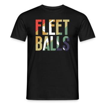 Flotte Bälle - Lustiger Baseball - Männer T-Shirt - Schwarz - Vorne - AI Model Male 178 light (178cm)