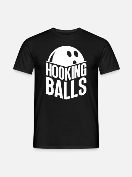 Hooking Balls - Funny Bowling - Men's T-Shirt - black