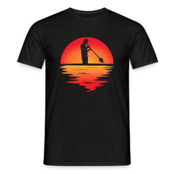 Glasblasen Glasbläser Glas Retro - Männer T-Shirt - Schwarz - Vorne - AI Model Male 178 light (178cm)