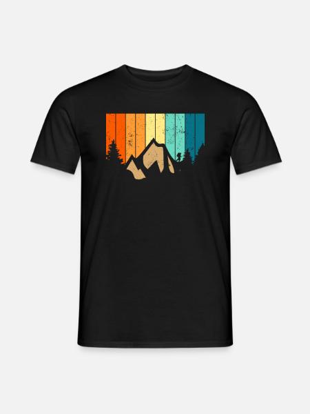 Geocacher Retro - Geocaching Geocacher - T-shirt homme - noir