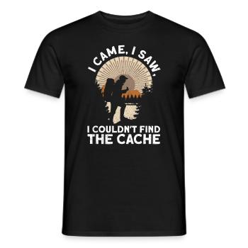 Geocaching Geocacher Lustig Spruch - T-shirt homme - noir - Devant - AI Model Male 178 light (178cm)