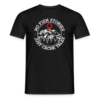 Geocaching Geocacher Spruch - T-shirt homme - noir - Devant - AI Model Male 178 light (178cm)