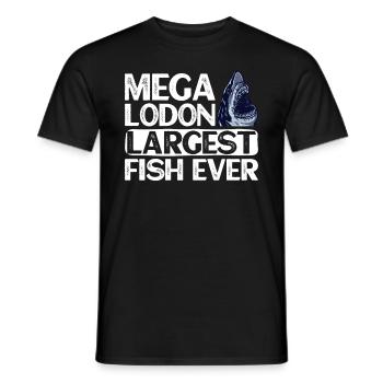 Megalodon - Le plus gros poisson de tous les temps - Requin - T-shirt homme - noir - Devant - AI Model Male 178 light (178cm)