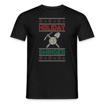 Holiday Swinger - Orpaillage - T-shirt homme - noir - Devant - AI Model Male 178 light (178cm)