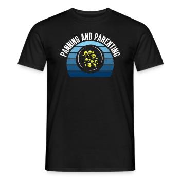 Goldwaschen und Elternschaft -Goldwaschen - Männer T-Shirt - Schwarz - Vorne - AI Model Male 178 light (178cm)