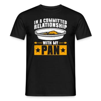 gold panning gold prospecting relationship saying funny - Men's T-Shirt - black - Front - AI Model Male 178 light (178cm)