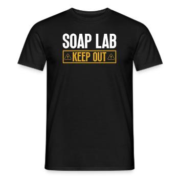 Seife Seifenherstellung Seifenmacher Seifensieder - Männer T-Shirt - Schwarz - Vorne - AI Model Male 178 light (178cm)