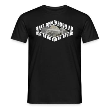 Geologe Steinsammler Steine Geologie Spruch - Männer T-Shirt - Schwarz - Vorne - AI Model Male 178 light (178cm)