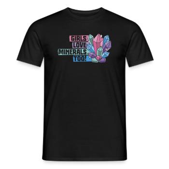 Geologe Steinsammler Steine Geologie Mineralien - Männer T-Shirt - Schwarz - Vorne - AI Model Male 178 light (178cm)
