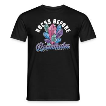 Geologe Steinsammler Steine Geologie Mineralien - Männer T-Shirt - Schwarz - Vorne - AI Model Male 178 light (178cm)
