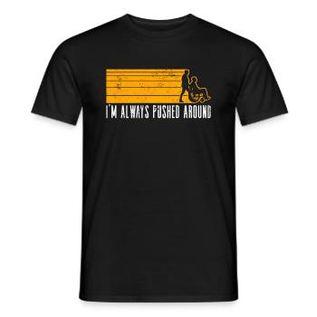 Wheelchair Wheelchair Disability Funny - Men's T-Shirt - black - Front - AI Model Male 178 light (178cm)