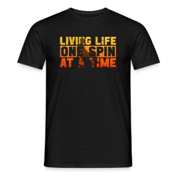 Wheelchair Wheelchair Disability Funny - Men's T-Shirt - black - Front - AI Model Male 178 light (178cm)