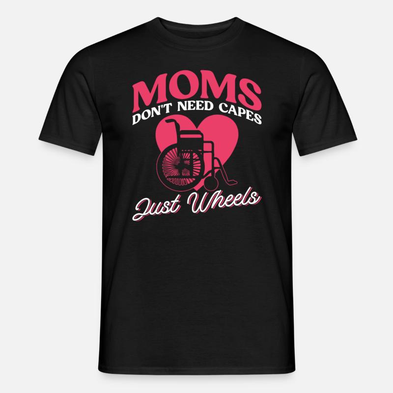 Rollstuhlfahrer Rollstuhl Behinderung Lustig - Männer T-Shirt - Schwarz