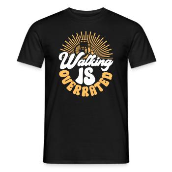 Wheelchair Wheelchair Disability Funny - Men's T-Shirt - black - Front - AI Model Male 178 light (178cm)