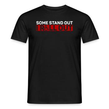 Wheelchair Wheelchair Disability Funny - Men's T-Shirt - black - Front - AI Model Male 178 light (178cm)