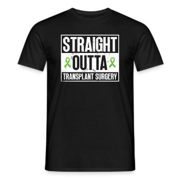 Organ Donor Organ Transplant Organ Donation - Men's T-Shirt - black - Front - AI Model Male 178 light (178cm)