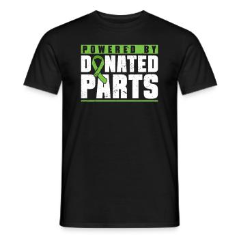 Organ Donor Organ Transplant Organ Donation - Men's T-Shirt - black - Front - AI Model Male 178 light (178cm)