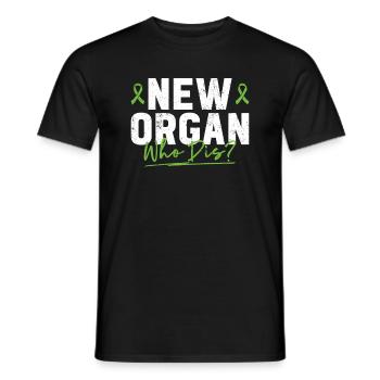 Organ Donor Organ Transplant Organ Donation - Men's T-Shirt - black - Front - AI Model Male 178 light (178cm)