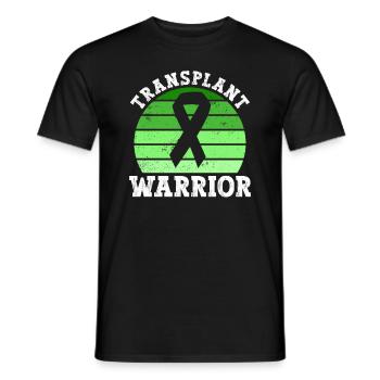 Organ Donor Organ Transplant Organ Donation - Men's T-Shirt - black - Front - AI Model Male 178 light (178cm)