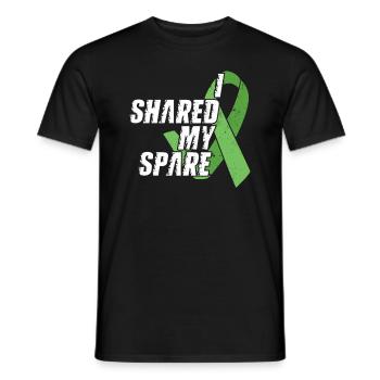 Organ Donor Organ Transplant Organ Donation - Men's T-Shirt - black - Front - AI Model Male 178 light (178cm)