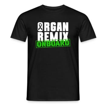Organ Donor Organ Transplant Organ Donation - Men's T-Shirt - black - Front - AI Model Male 178 light (178cm)