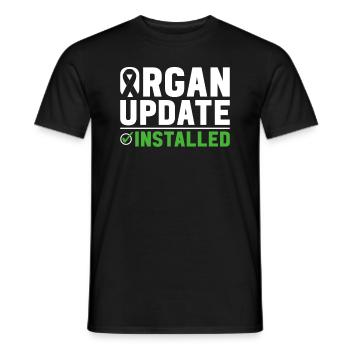Organ Donor Organ Transplant Organ Donation - Men's T-Shirt - black - Front - AI Model Male 178 light (178cm)