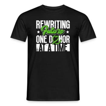 Organ Donor Organ Transplant Organ Donation - Men's T-Shirt - black - Front - AI Model Male 178 light (178cm)