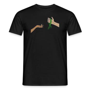 Don d’organes Greffe d’organes Don d’organes - T-shirt homme - noir - Devant - AI Model Male 178 light (178cm)