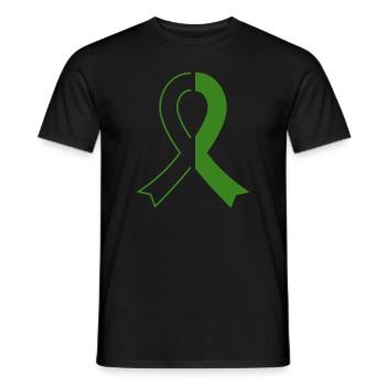 Don d’organes Greffe d’organes Don d’organes - T-shirt homme - noir - Devant - AI Model Male 178 light (178cm)