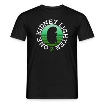 Organspender Niere Organtransplantation - Männer T-Shirt - Schwarz - Vorne - AI Model Male 178 light (178cm)