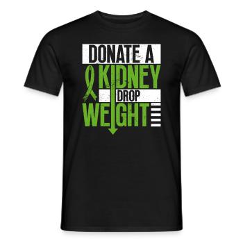 Organspender Niere Organtransplantation - Männer T-Shirt - Schwarz - Vorne - AI Model Male 178 light (178cm)