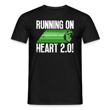 Heart Transplant Organ Donation Transplant - Men's T-Shirt - black - Front - AI Model Male 178 light (178cm)