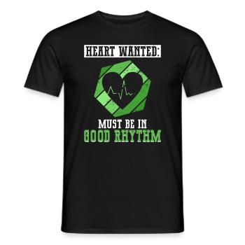 Organ Donor Heart Organ Transplant - Men's T-Shirt - black - Front - AI Model Male 178 light (178cm)