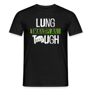 Organ Donor Lunge Organ Transplant - Men's T-Shirt - black - Front - AI Model Male 178 light (178cm)