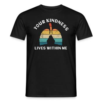 Organ Donor Lunge Organ Transplant - Men's T-Shirt - black - Front - AI Model Male 178 light (178cm)