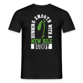 Organspender Gallenblase Organtransplantation - Männer T-Shirt - Schwarz - Vorne - AI Model Male 178 light (178cm)