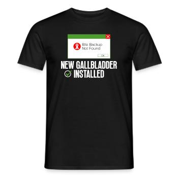 Organspender Gallenblase Organtransplantation - Männer T-Shirt - Schwarz - Vorne - AI Model Male 178 light (178cm)
